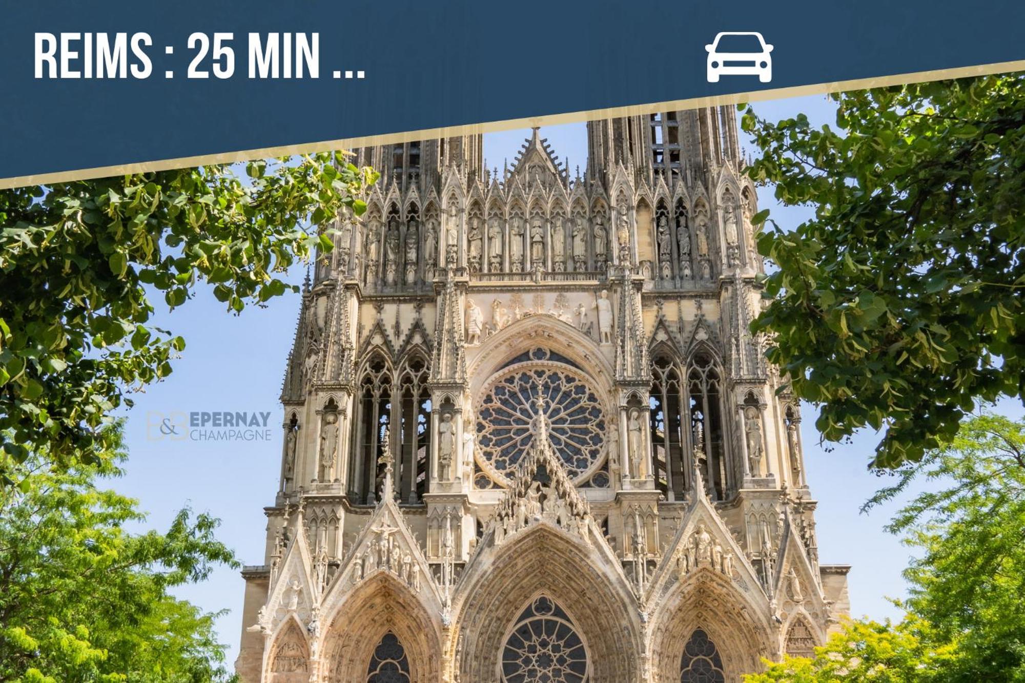 Studio 86 - Climatisation & Proche Centre-Ville- 2 Personnes - Bnb Еперне Екстериор снимка